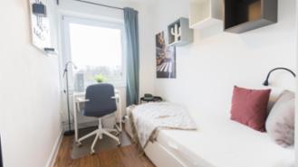 Furnished 6.5 sqm room for 01.05. in Hamburg- Altona